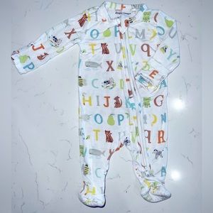 Angel Dear Newborn Footed Pajamas